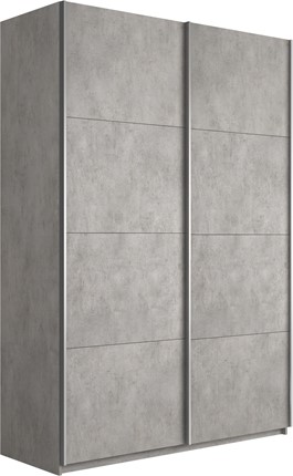 Шкаф Прайм (ДСП/ДСП) 1400x570x2300, бетон в Перми - изображение