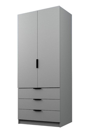 Шкаф ЭШ2-РС-23-8-3я, Серый Шагрень 190х80х52 в Перми - изображение
