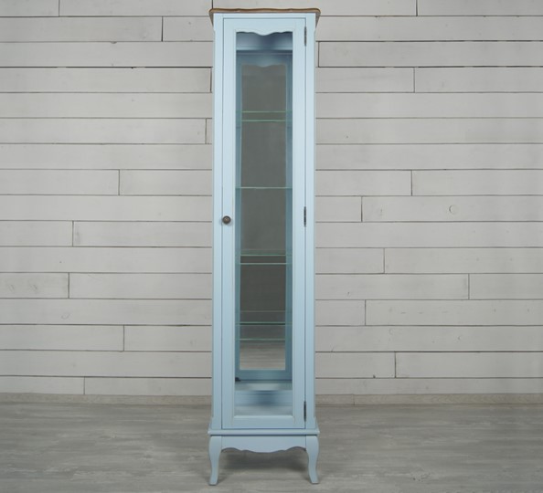 Шкаф одностворчатый Leontina для посуды (ST9319RB) Голубой в Березниках - изображение 4