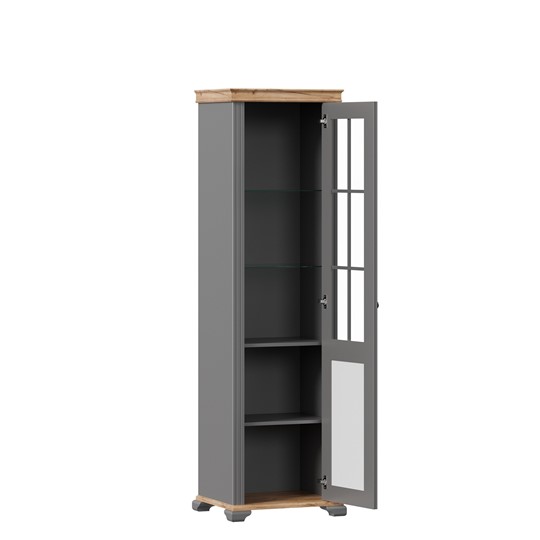 Шкаф в гостинную правый Амели (Оникс серый) ЛД 642.930 в Перми - изображение 3