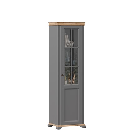 Шкаф в гостинную правый Амели (Оникс серый) ЛД 642.930 в Перми - изображение