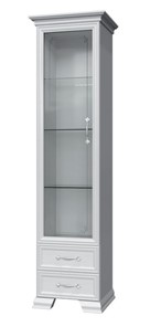 Шкаф-витрина Грация ШР-1, белый, 1 стекло, 420 в Соликамске