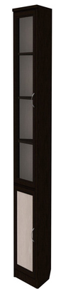 Шкаф распашной 209 левосторонний, цвет Венге в Перми - изображение