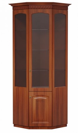 Угловой шкаф Гармония-4, витрина МЦН в Соликамске - изображение