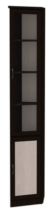 Распашной шкаф 208 правосторонний, цвет Венге в Перми - изображение