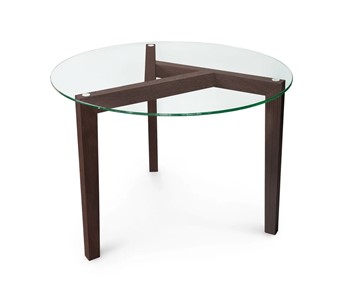 Круглый стол Оникс-7, Венге/Прозрачное стекло в Кунгуре