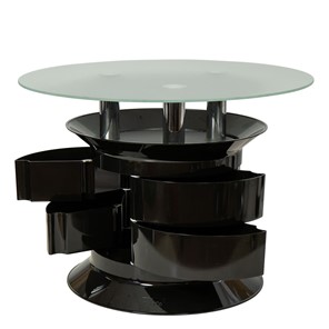 Стеклянный стол Benito black в Перми - предосмотр 2