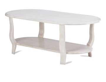 Овальный столик двухярусный ЖС-000, 120х70, (стандартная покраска) в Перми - предосмотр