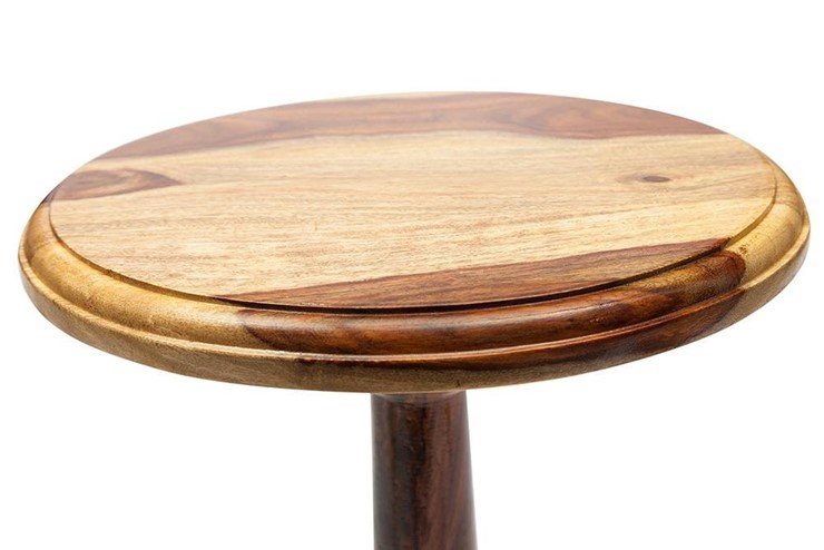 Кофейный стол Бомбей - 0237 палисандр, 35*35*60, натуральный (natural) арт.10046 в Березниках - изображение 1