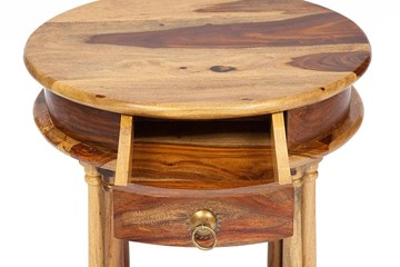 Кофейный стол Бомбей - 1149  палисандр, 45*45*60, натуральный (natural) арт.10049 в Перми - предосмотр 1