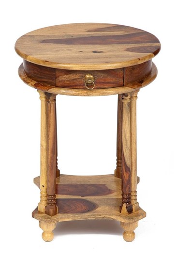 Кофейный стол Бомбей - 1149  палисандр, 45*45*60, натуральный (natural) арт.10049 в Кунгуре - изображение 2