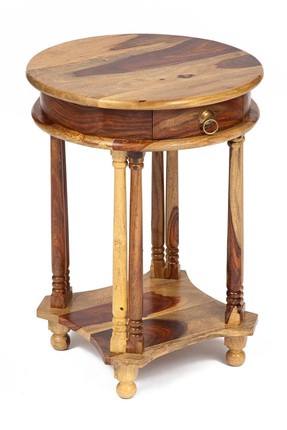 Кофейный стол Бомбей - 1149  палисандр, 45*45*60, натуральный (natural) арт.10049 в Березниках - изображение