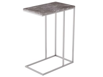 Приставной столик Агами (серый мрамор) в Перми - предосмотр