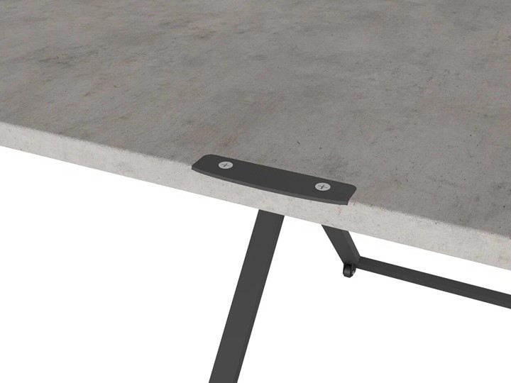 Журнальный стол-трансформер Генри, бетон чикаго/чёрный в Перми - изображение 4