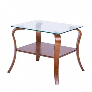 Стеклянный столик Шарм с каркасом цвета Вишня в Кунгуре