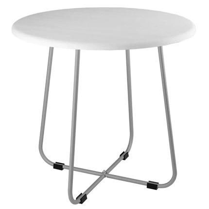 Круглый столик BeautyStyle-14 (белый/металик) в Перми - изображение