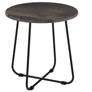 Круглый столик Мебелик BeautyStyle-14 (дуб маррон/черный) в Березниках