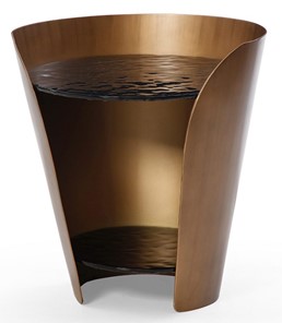 Стеклянный столик ET6123 (D48,6) закаленное стекло/бронзовый в Кунгуре