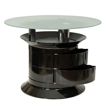Стеклянный стол Benito black в Перми - изображение