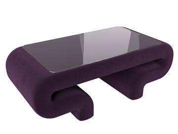 Стол в обивке Волна, фиолетовый (велюр) в Перми - предосмотр