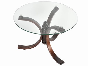 Стеклянный столик в зал Лорд (темно-коричневый) в Перми