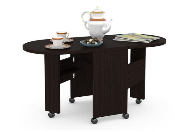 Овальный столик Глория 601 Венге в Перми - изображение