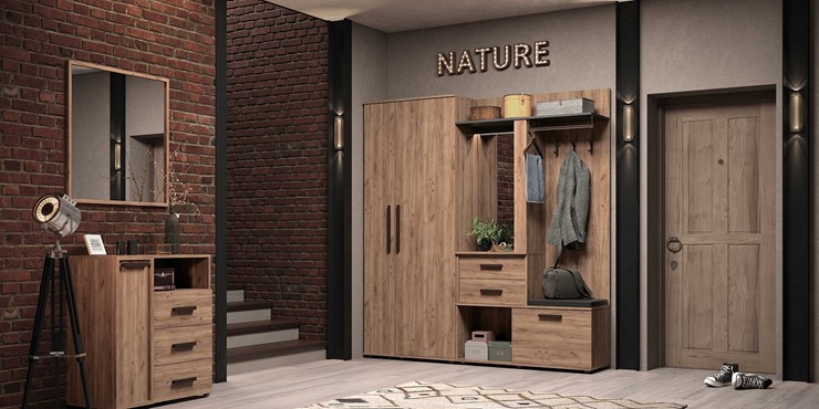 Набор мебели для прихожей Nature №1 в Перми - изображение