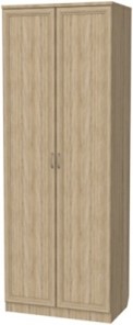 Распашной шкаф 100 со штангой, цвет Дуб Сонома в Перми - предосмотр