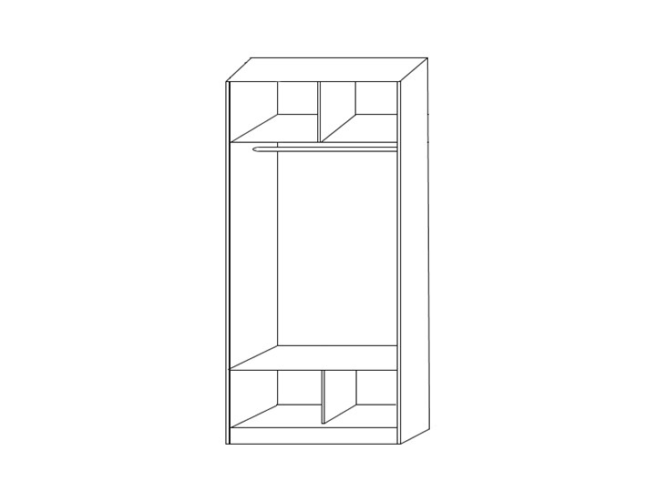 Шкаф двухдверный Хит-22-12/2-66-12, 2200х1200х620, пескоструй "Ромб" Дуб Сонома в Перми - изображение 1