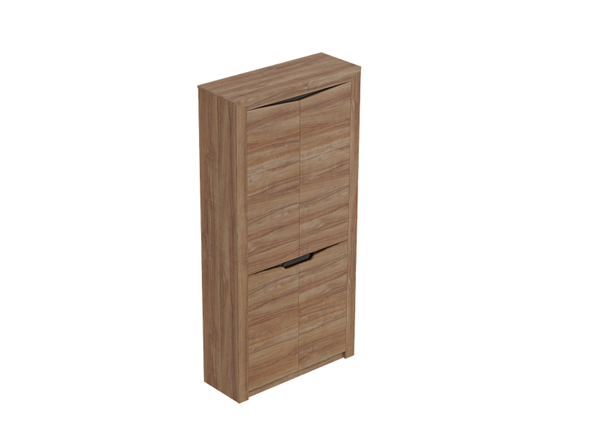 Шкаф двухдверный Соренто, Дуб стирлинг 107x38,5x210 в Перми - изображение