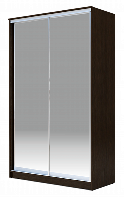 Шкаф-купе 2300х1200х420 Хит-23-4-12/2-88, Матовое стекло, Венге в Перми - изображение