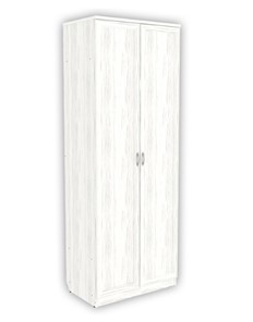 Шкаф 2-х дверный 100 со штангой, цвет Арктика в Перми - предосмотр