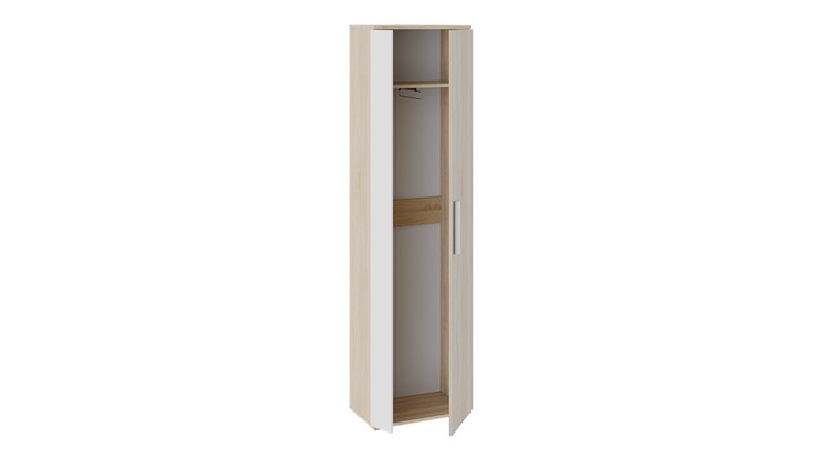 Шкаф 2-х створчатый Нуар тип 1 (Дуб Сонома/Белый ясень) в Перми - изображение 1