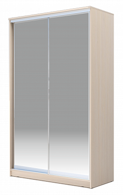 Шкаф 2400х1200х420 Хит-24-4-12/2-88, Матовое стекло, Дуб млечный в Перми - изображение