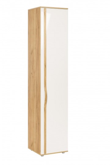 Шкаф распашной Марта-2 ЛД 136.010, Дуб золотой/Белый глянец в Перми - изображение 3