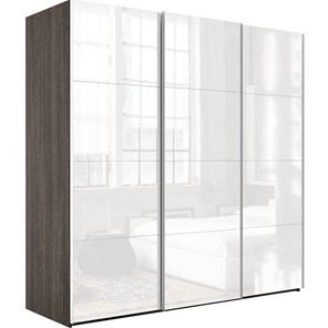 Шкаф 3-х дверный Эста, 12 белых стекол, 3000x660x2200, венге мали в Перми