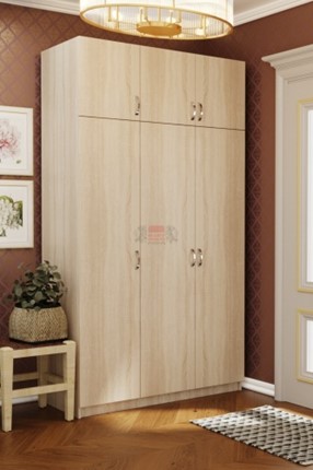 Шкаф распашной Флагман - 2, Дуб Сонома в Перми - изображение