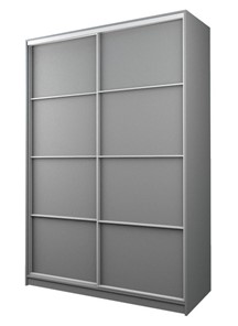 Шкаф 2-х створчатый MAX МШ-25-6-18-11, Профиль Белый/Цвет Серый Шагрень в Перми