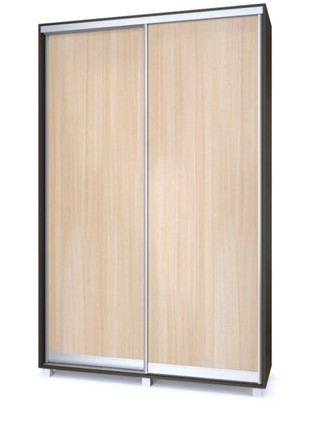 Шкаф двухдверный Роланд Р14-Р64, Дуб млечный/Венге в Перми - изображение