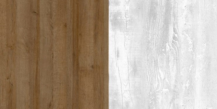 Угловой шкаф Пайн, ПП6, Дуб Крафт/Бетон Пайн в Кунгуре - изображение 2