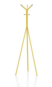 Напольная вешалка Крауз-11, цвет желтый в Перми