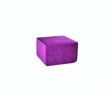 Пуф КлассМебель Тетрис 50х50, фиолетовый в Перми