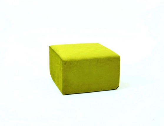 Пуф бескаркасный Тетрис 50х50, зеленый в Перми - изображение