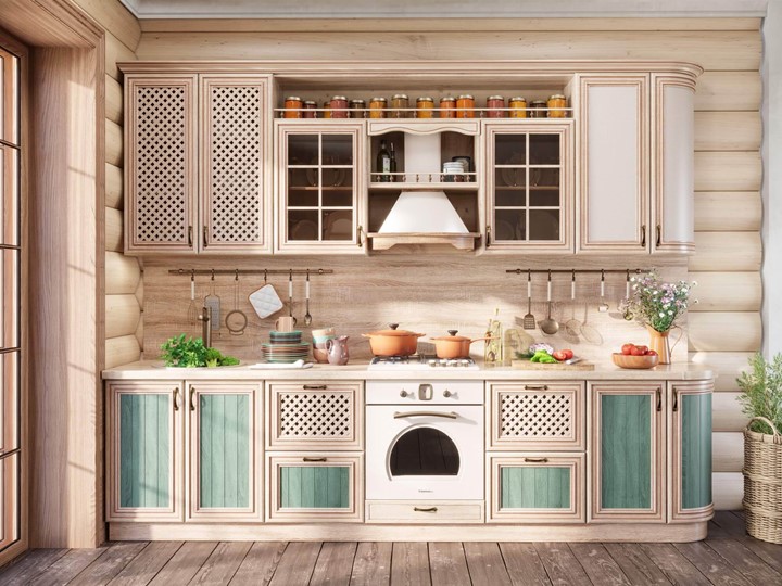 Модульная кухня Кантри №4 в Перми - изображение