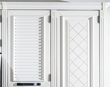 Модульный кухонный гарнитур Марина 2400(Белый/Алебастр) в Перми - предосмотр 3
