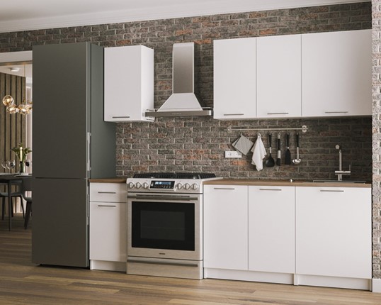 Кухонный гарнитур Лион 1,8 м (Белый) в Перми - изображение