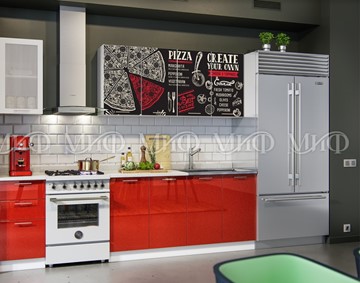 Гарнитур на кухню фотопечать Пицца 2,0 в Перми