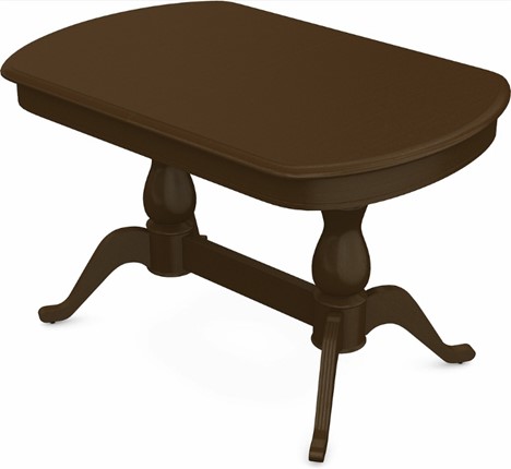 Обеденный раздвижной стол Фабрицио-2 исп. Мыло 1200, Тон 4 (Морилка/Эмаль) в Перми - изображение