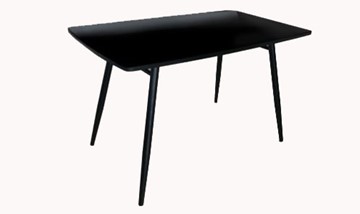 Стеклянный обеденный стол Брик, черный в Березниках