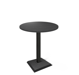 Небольшой стол SHT-TU5-BS2/H110 / SHT-TT 80 ЛДСП (камень пьетра гриджио черный/черный) в Перми